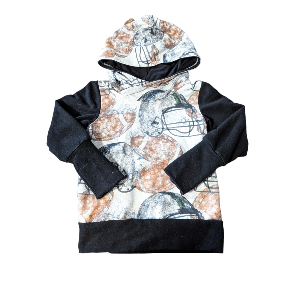 Maisie + Grae "Grow With Me" Football Print Sweater